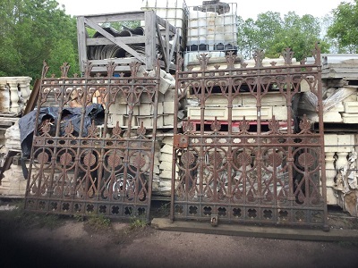 Pair Of Cast Iron Gates
