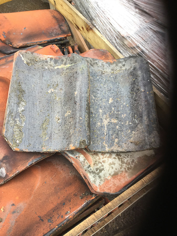 Norfolk Black Glazed Pan Tiles