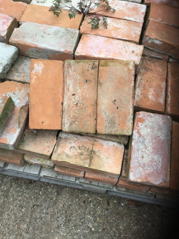 Red floor bricks