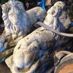 Pair Of Stone Lions